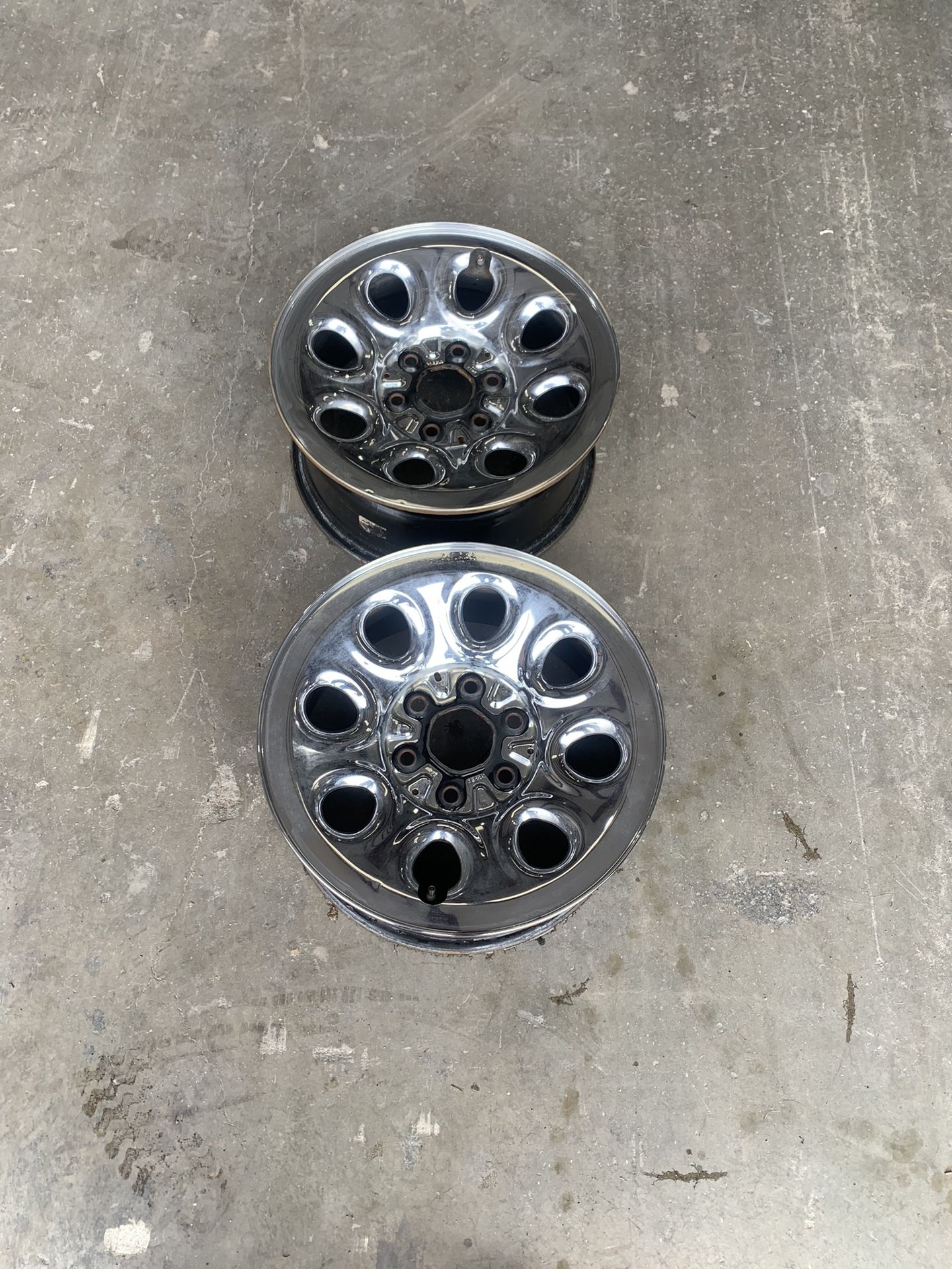 2 Chevy Stock 17” Cookie Cutter Wheels Rims $70