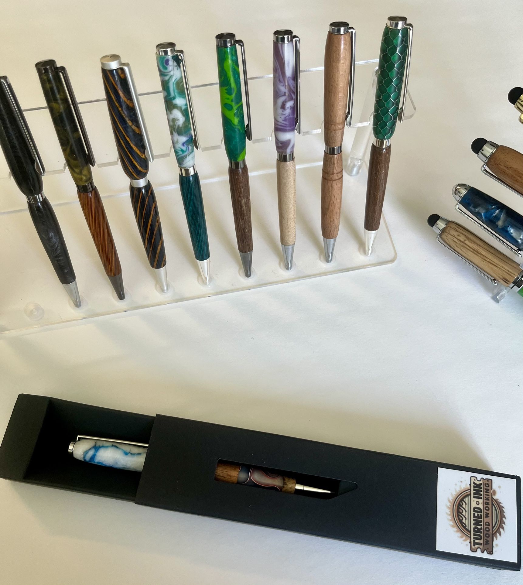 Handmade Acrylic & Exotic Wood Pens ✨