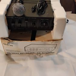 20-watt AC/Mobile PA Amplifier Best Offer 