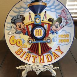 Mickey 60th Birthday Plate