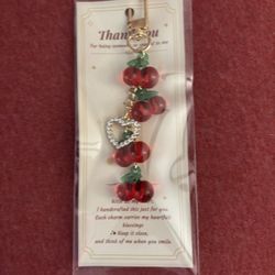 Cherries Keychain