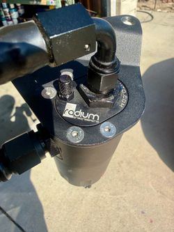 Radium Engineering Evo X oil catch can