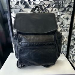 Black Leather Wilson Bag