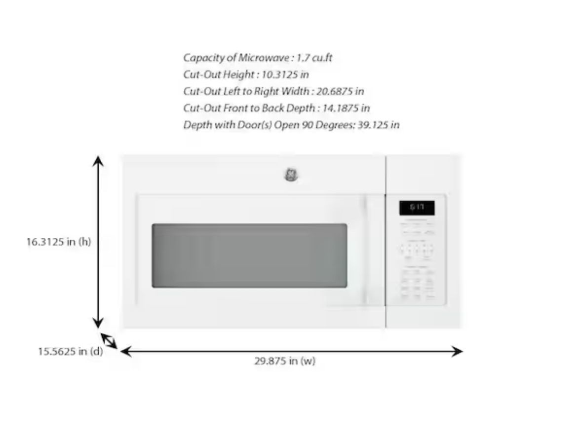 Over The Range GE Microwave 