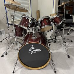 Gretsch Catalina Birch 6 piece drum set with Sabian B8 cymbals 