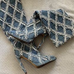 Simmi London Denim Heel boots