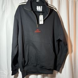 Adidas 100 Thieves Half Zip Up Large Sweater New With Tags