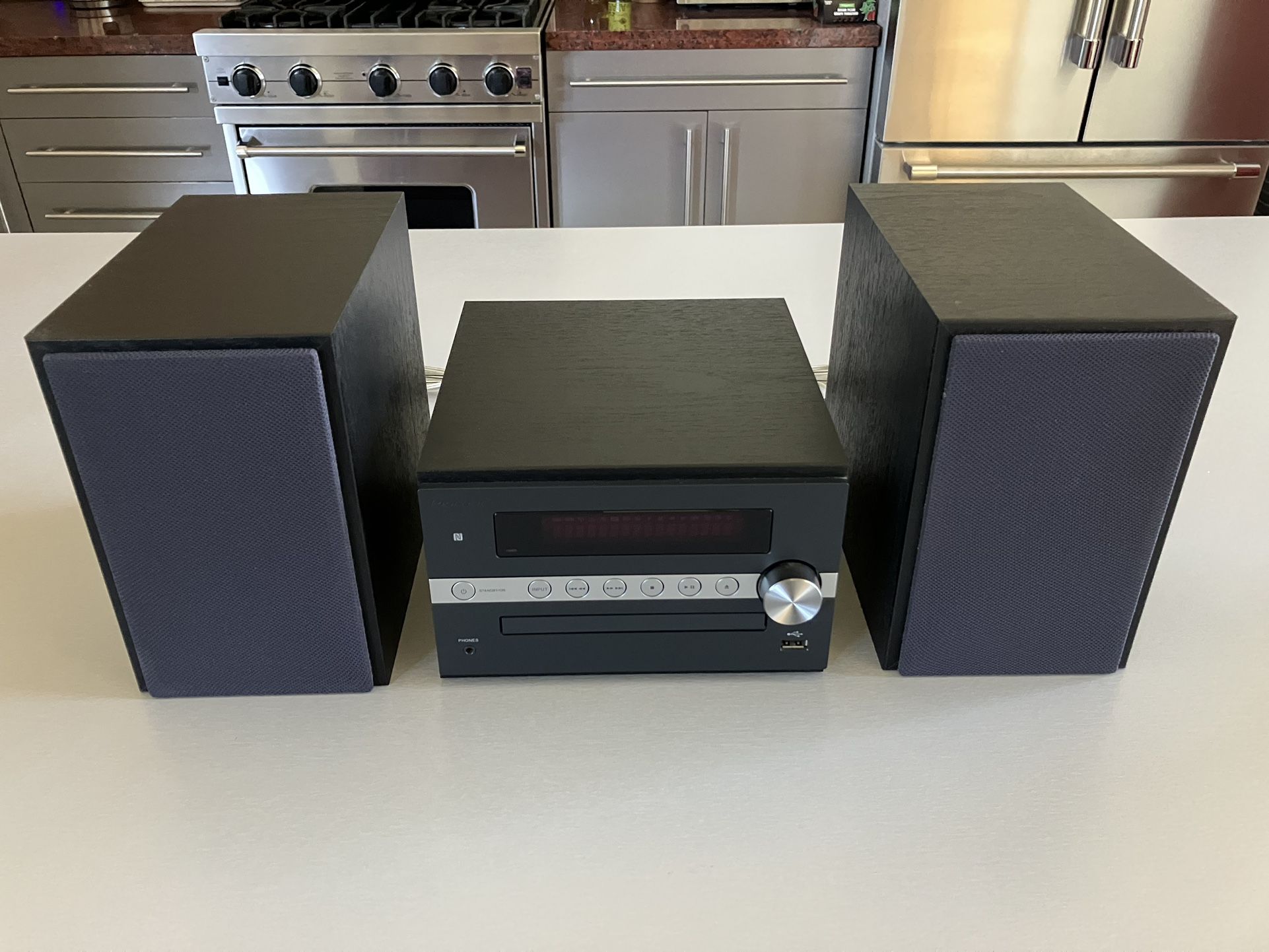 CD Player Stereo System w/ Bluetooth - Pioneer X-CM56 - Like New!