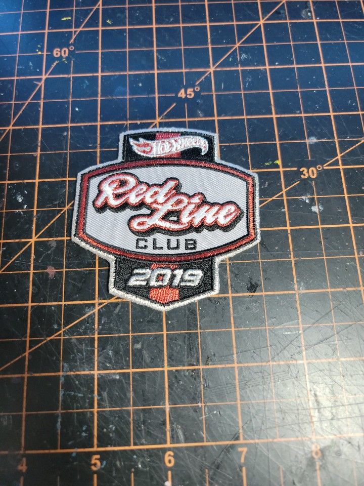 Hot Wheels RLC Membership Exclusive Patch, 2019 Red Line Club, Mint Condition