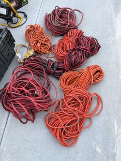 Lot of Heavy Duty Extension Cords