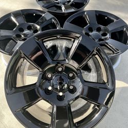 Oem Factory 20” Chevrolet Silverado 1500 Trailboss Z71 RST LTZ High Country Black Wheels Rims Rines