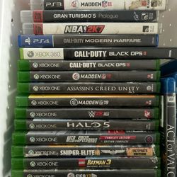 PS4 Ps5 Xbox Xbox One Xbox 360 Games