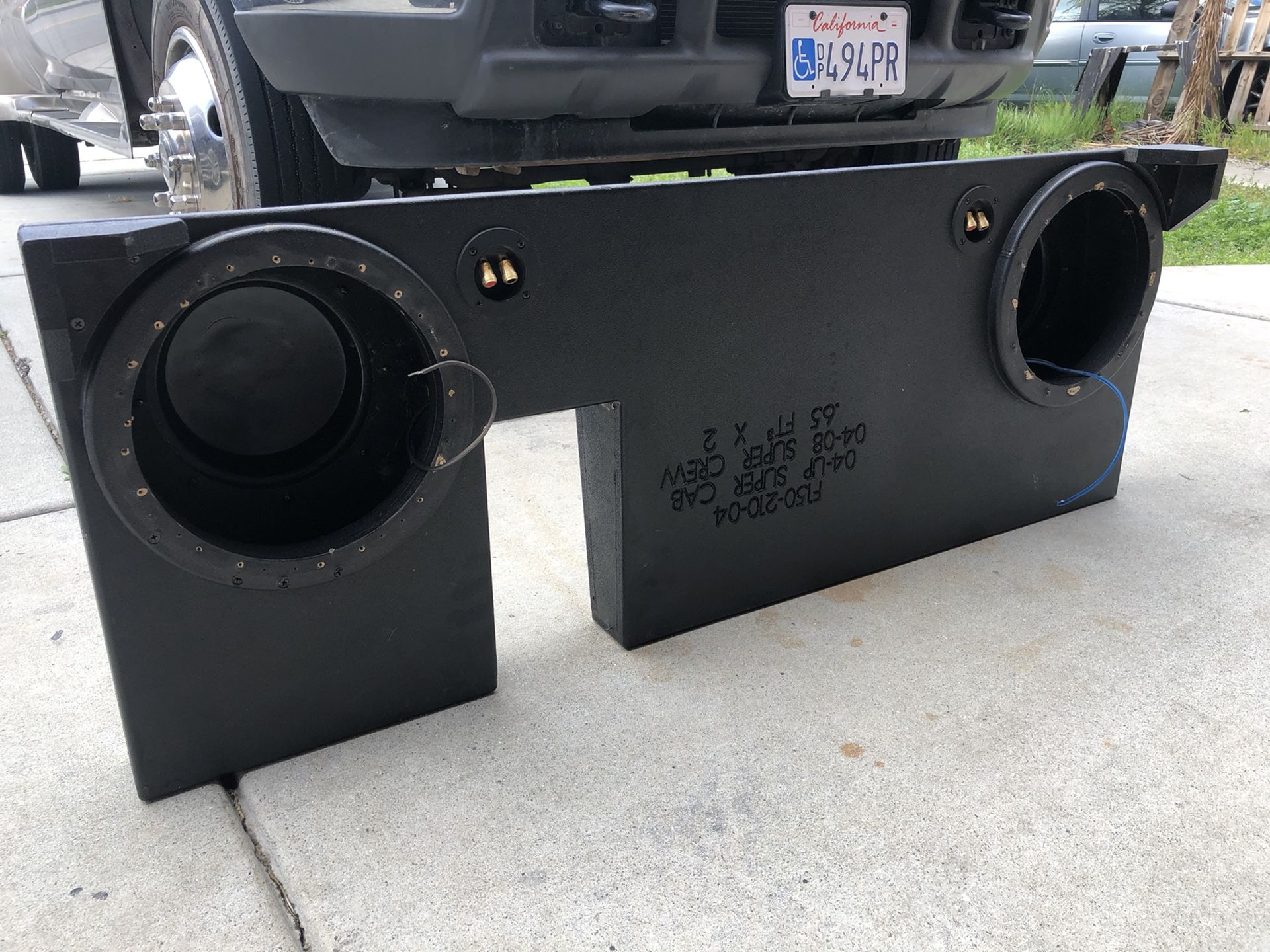 Ford Fox Box Subwoofer Enclosure for Sale in Lake Elsinore, CA OfferUp