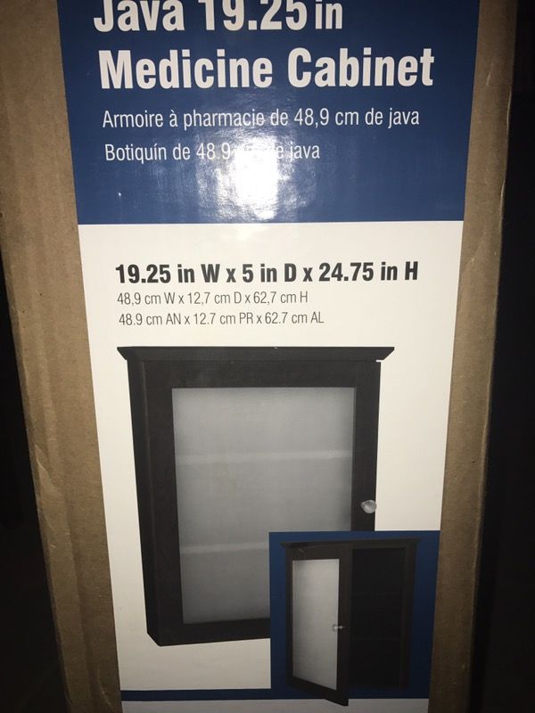 Java 19 25in Medicine Cabinet For Sale In Sarasota Fl Offerup