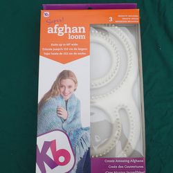 Afghan Knitting Loom for Blankets, Loom Knitting Blankets, S Shaped Loom