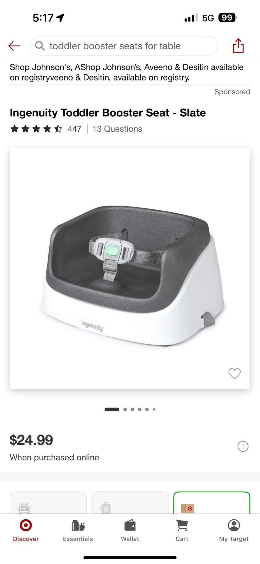 Toddler Booster Seat