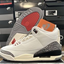 Jordan 3 White Cement NO BOX‼️