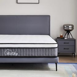 KING 12” Hybrid Mattress-Gel Memory Foam + Pocket Springs-Medium Feel-Price $180 FIRM