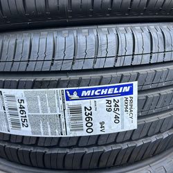 245/40.19.  MICHELIN TIRES