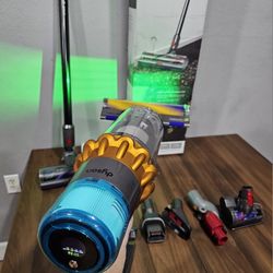 dyson v15 detect vacuum cordless stick box laser head anti-tangle 13 piece — detect11