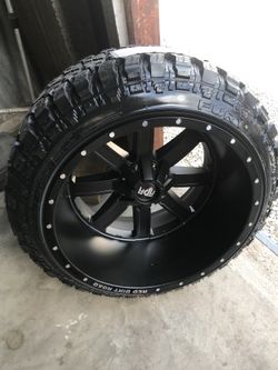 22x14 off-road wheels on 33x12.5x22 fury mt Tires!!!