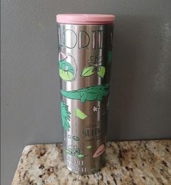 Starbucks Limited Edition Been There stainless steel tumbler coffee insulated beverage mug Florida
