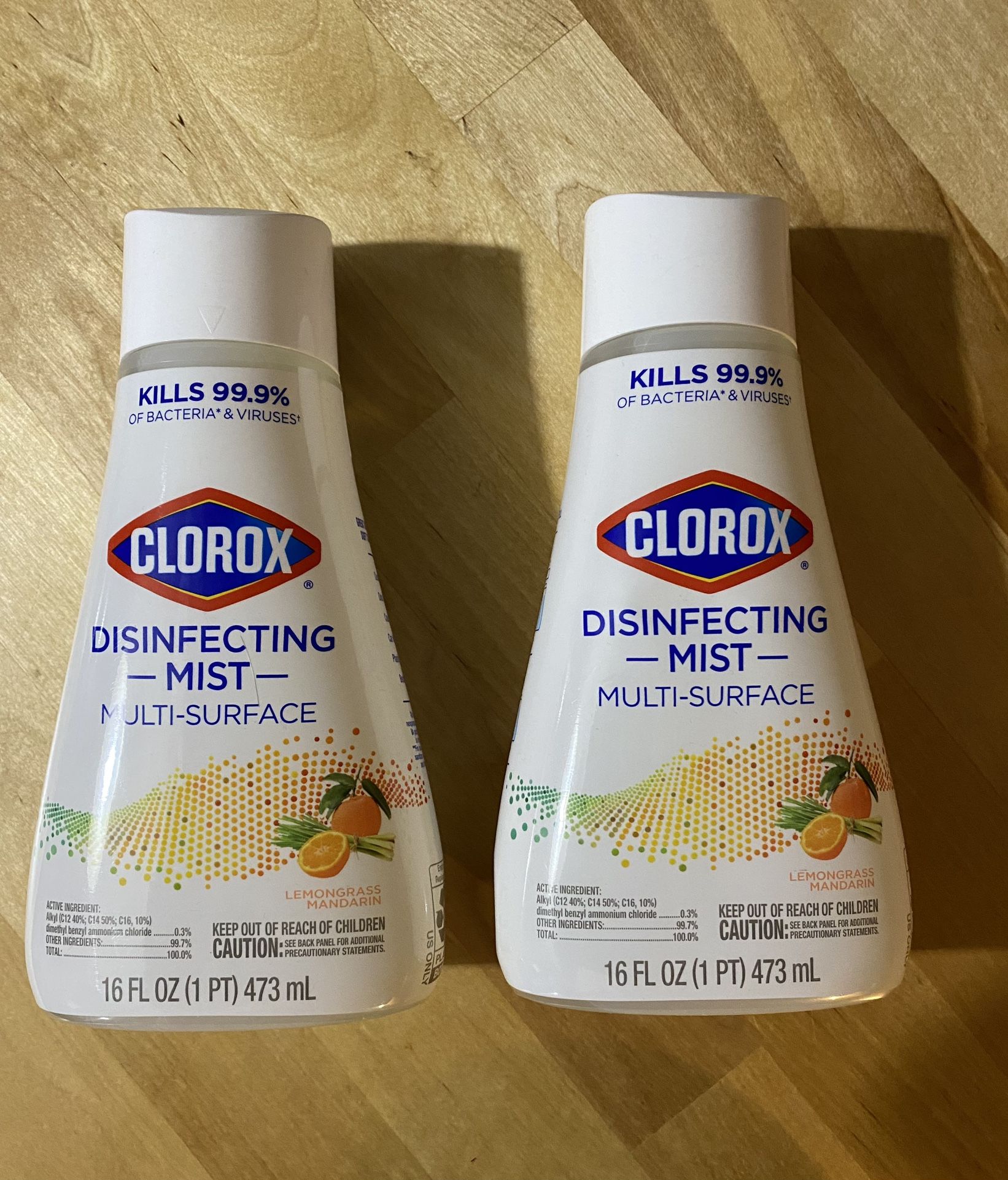 Clorox disinfecting mist refills