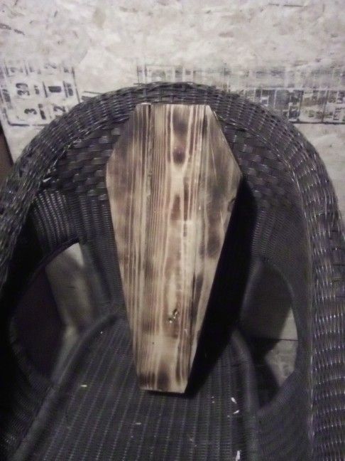18-in Wood Coffin
