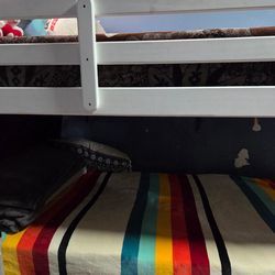White Bunkbed Framing