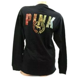 VS PINK Bling Sequin Raimbow Long Sleeve Size Small And XSmall