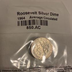 1964 Silver Dime