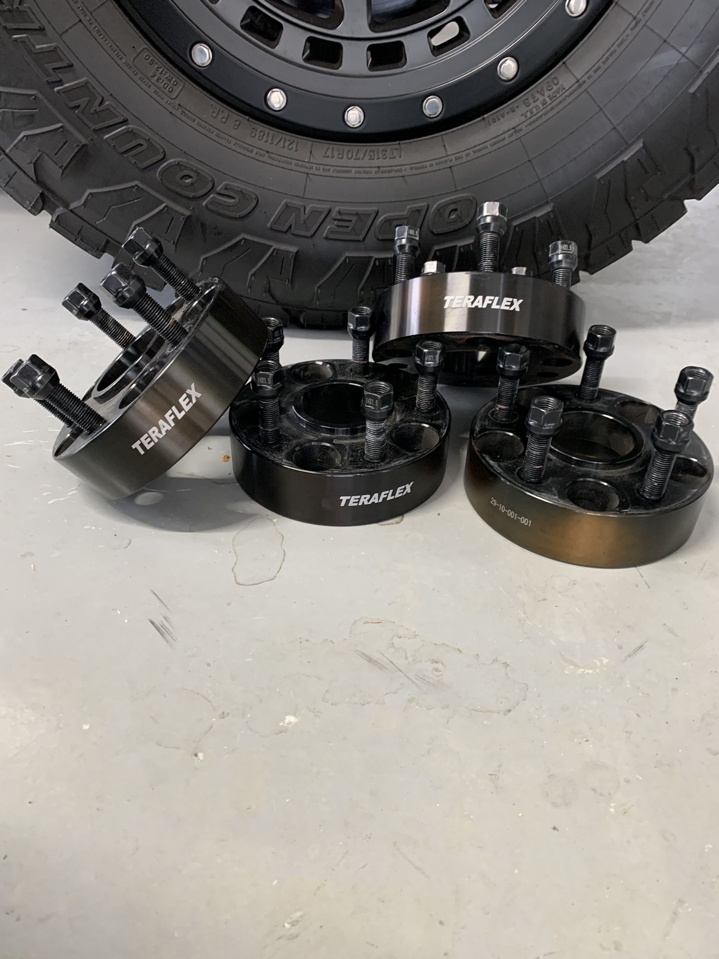 Teraflex 1.75 Inch Wheel Adapters Jeep Wrangler JL 2018-25