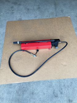 MH7 Single Acting Manual 10,000 PSI Air Hydraulic Hand Pump 72" Hose Pressure