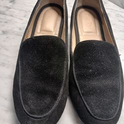Black Suede Loafers. Size 8. Purchased @  Lord & Taylor