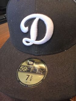 Black Dodgers D hat