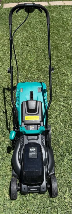 Ferrex cordless Lawn Mower and cordless Trimmer  Edger Combo