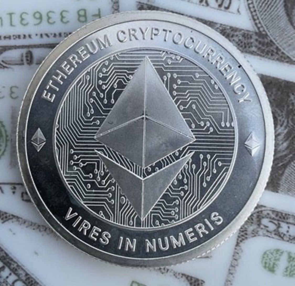 8 Silver Ethereum Round Coins 1oz .999 Silver