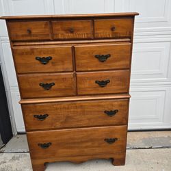 Solid Wood Highboy Dresser