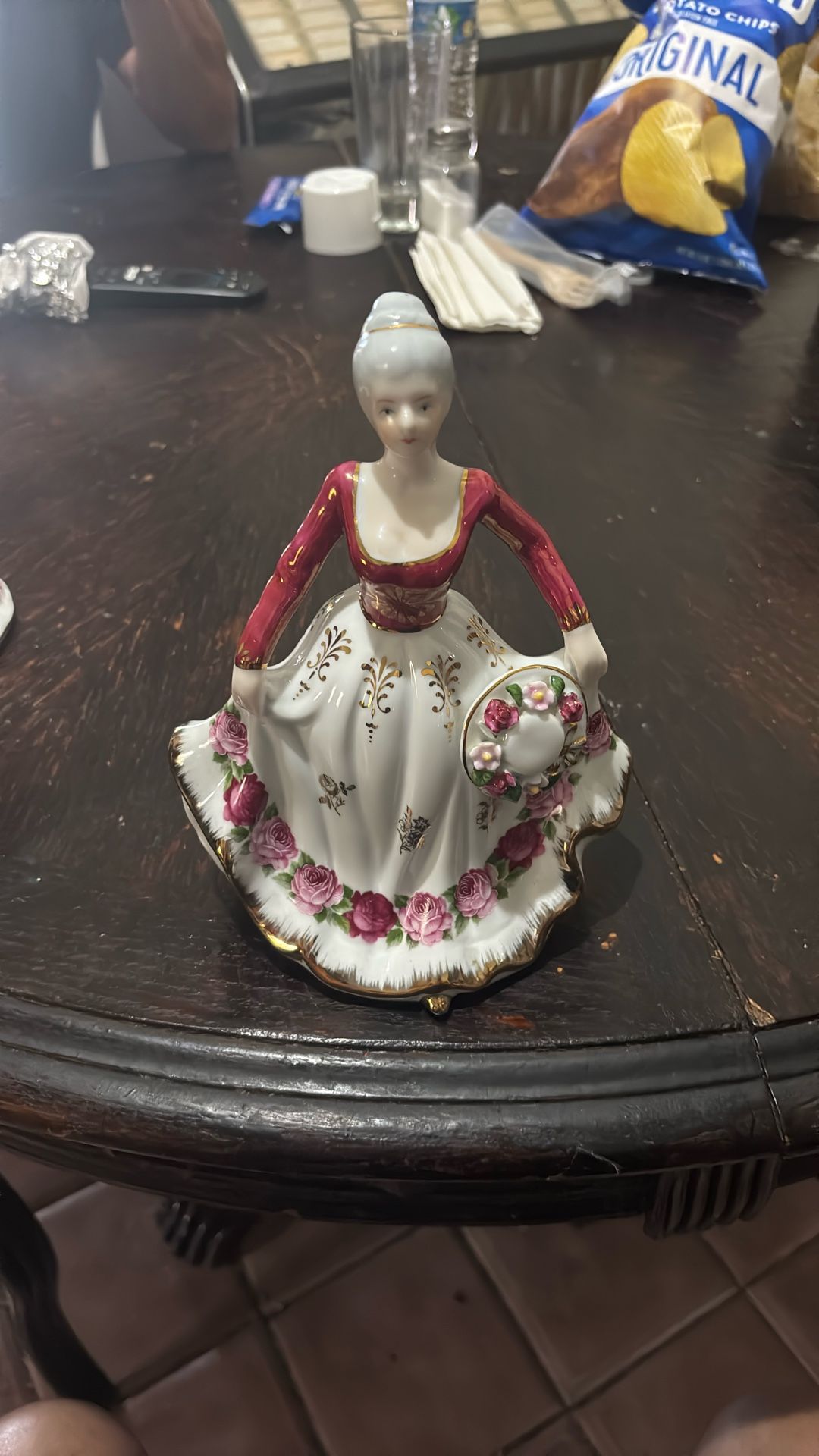 Vintage Victorian Porcelain Figure