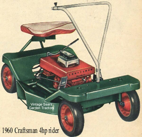 1960 Sears Craftsman/Roebuck 4hp Riding Mower