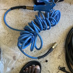 Used Air Hose And Air Blower Both For $30