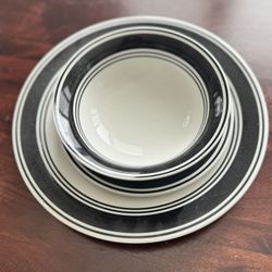 Set of plates, bowls, Coffee Cups