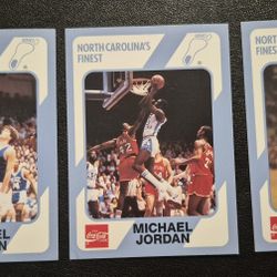 1989-90 Collegiate Rare North Carolinas Finest #13 #17#18 Cards