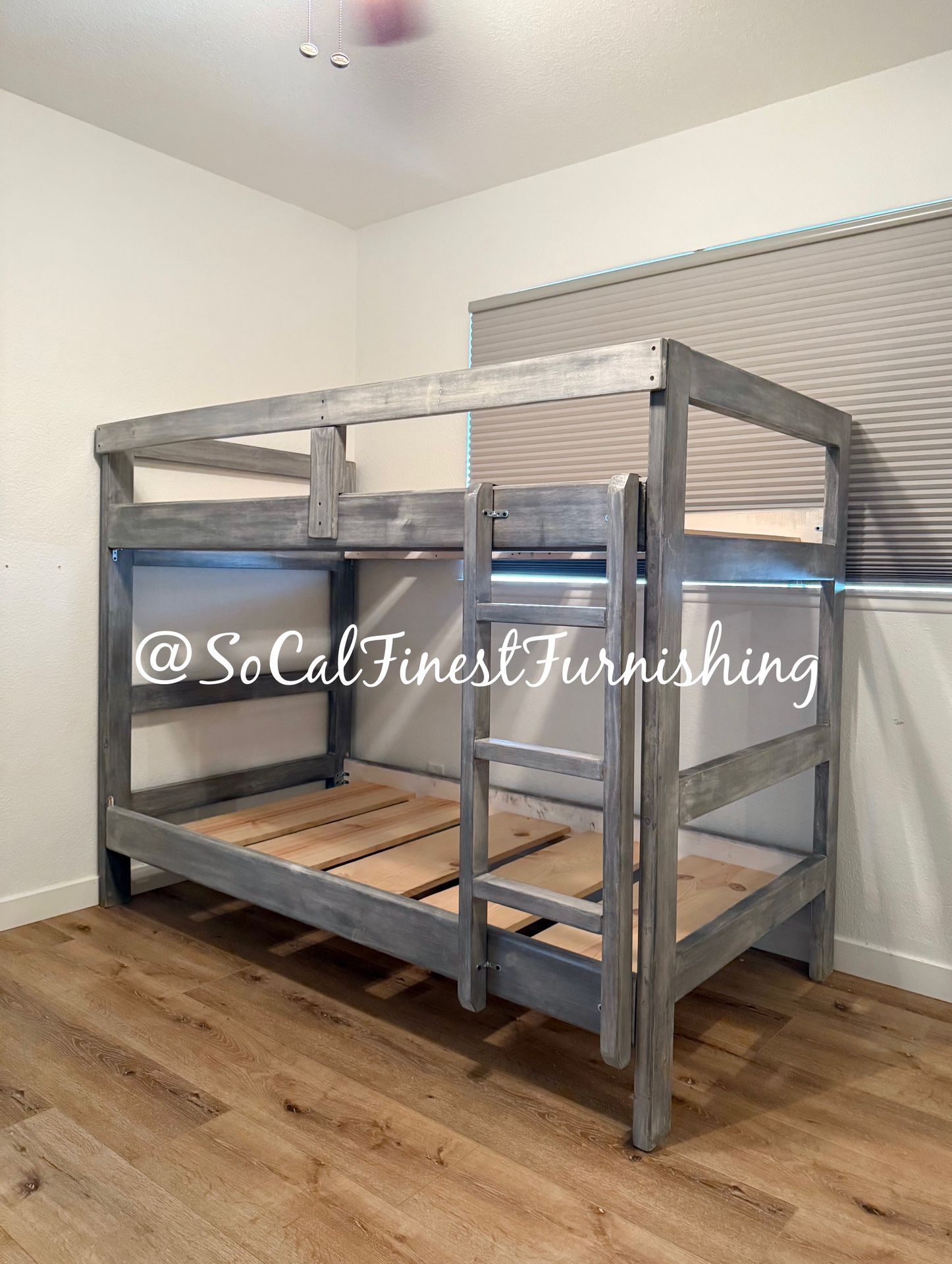 Twin Bunk Bed Frame - No Mattresses