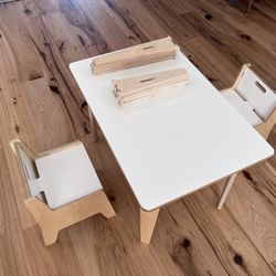 Sprout Adjustable Montessori Weaning Table and Chair Set