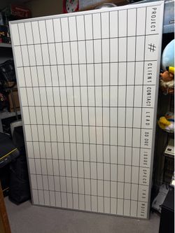 Giant White board.