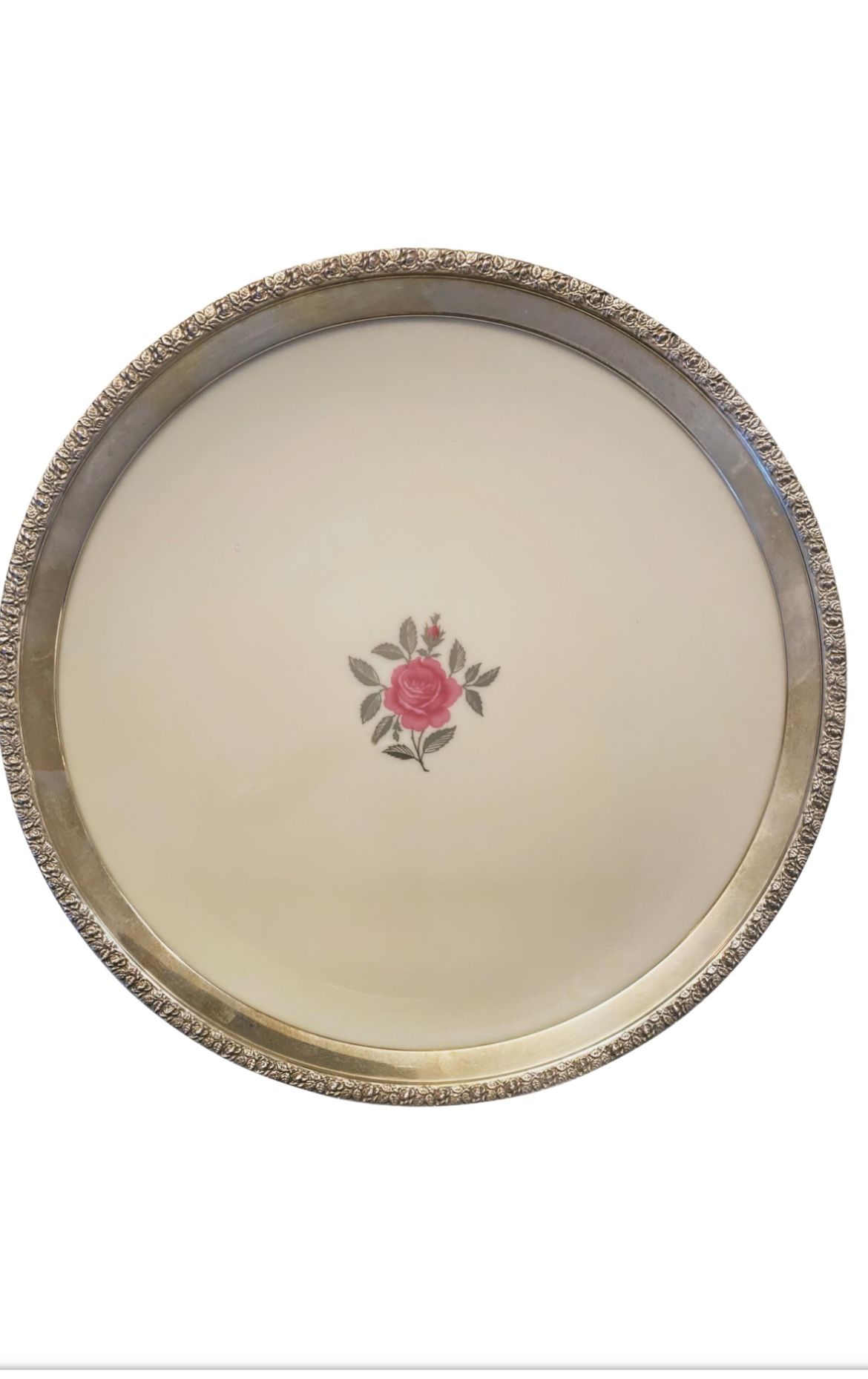 Lenox Ballad Sterling Silver 1940s Dinner Plate