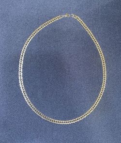 $50 Cuban Chain 22 Inch Silver Plated