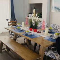Dining Room Table with bench 