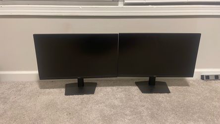 Pair of Dell Monitors with Stands